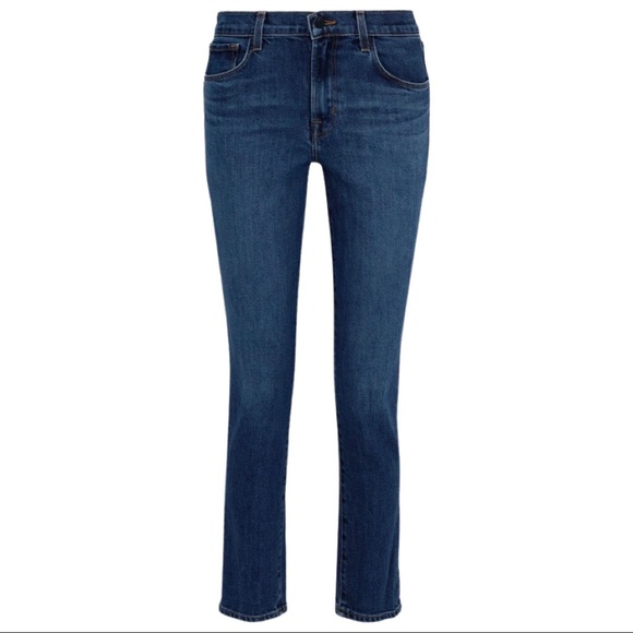 J BRAND Ruby 30 High Rise Slim Straight Leg Jeans in Romance Wash - Picture 4 of 15